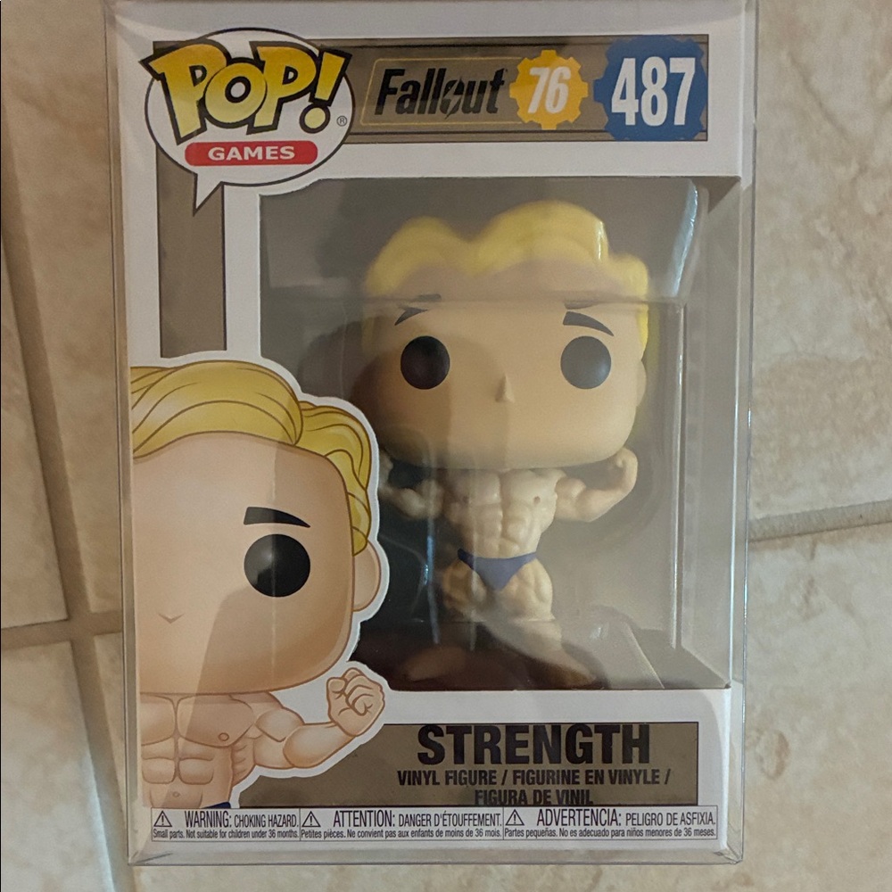 Funko Pop Fallout 76 Strength Figure - Blonde and Tan